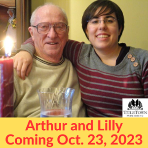 Arthur and Lilly smiling at the camera
