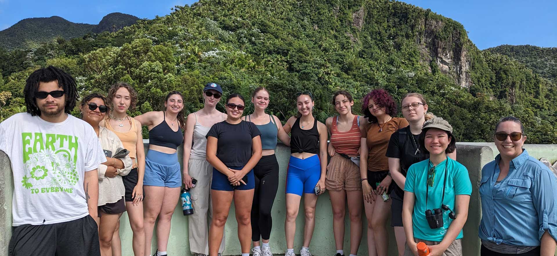 L to R: Josh Campbell, Rebecca Leon, Audrey de Garmo, Samantha Kipperman, Caleigh Abbe, Kira Rodriguez, Islay Morrison, Shani Dar, Kate Wisnudel, Elena Guarente, Lyra Gold, Gillian Mulder, Professor Sally Warner Photo Credit: Sally Warner